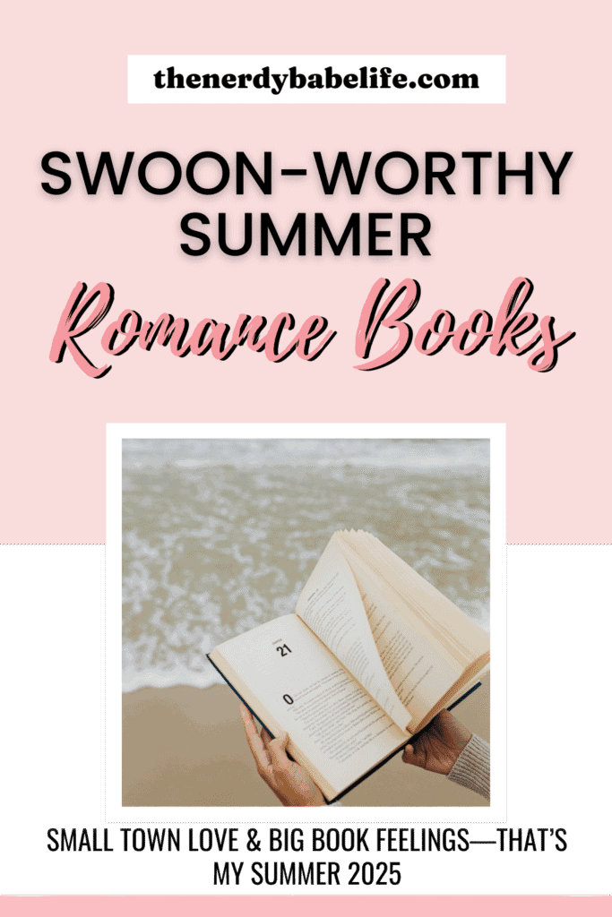 promotional pin about summer romance reading list