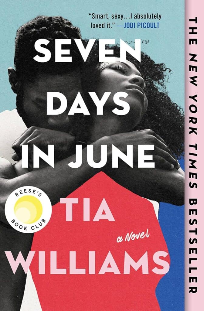 book cover of
Seven Days in June, great for a summer romance reading list