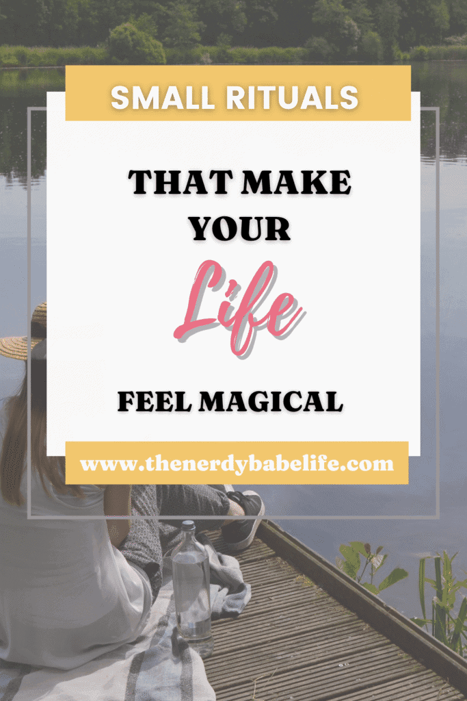 pinterest pin about how to romanticize your life