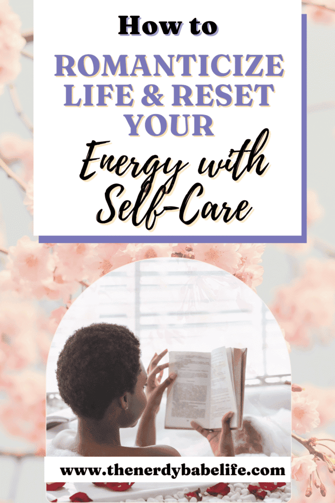 A Pinterest image about self care activities 