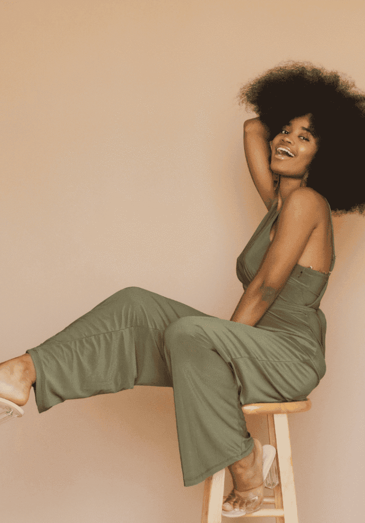 black woman doing a soft life rebrand