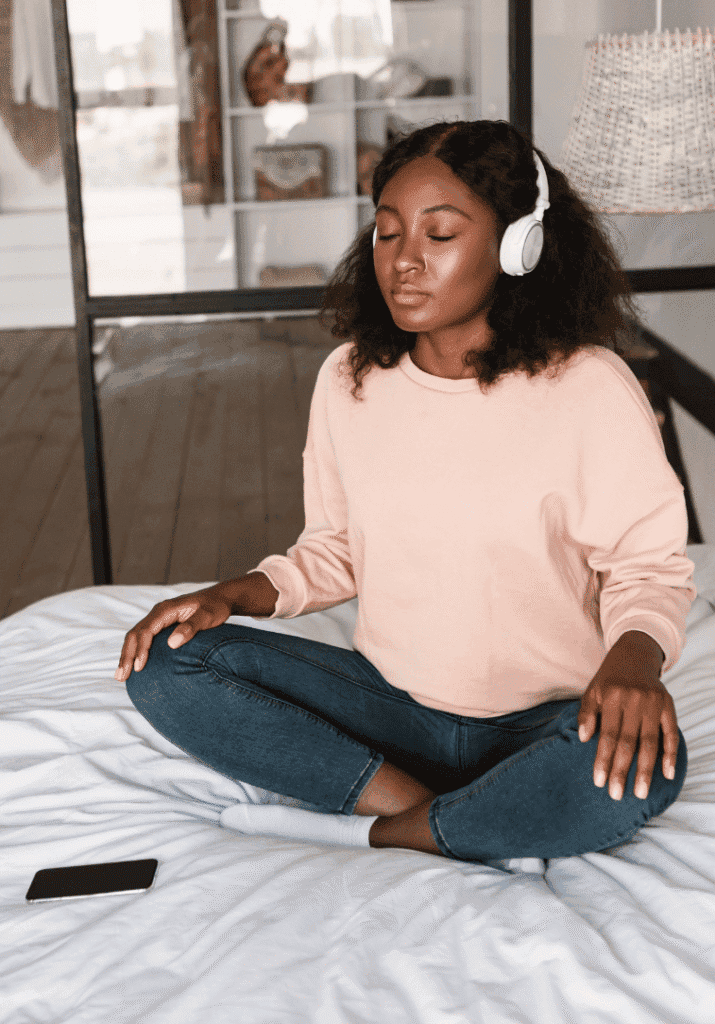 a black girl creating a soft girl summer