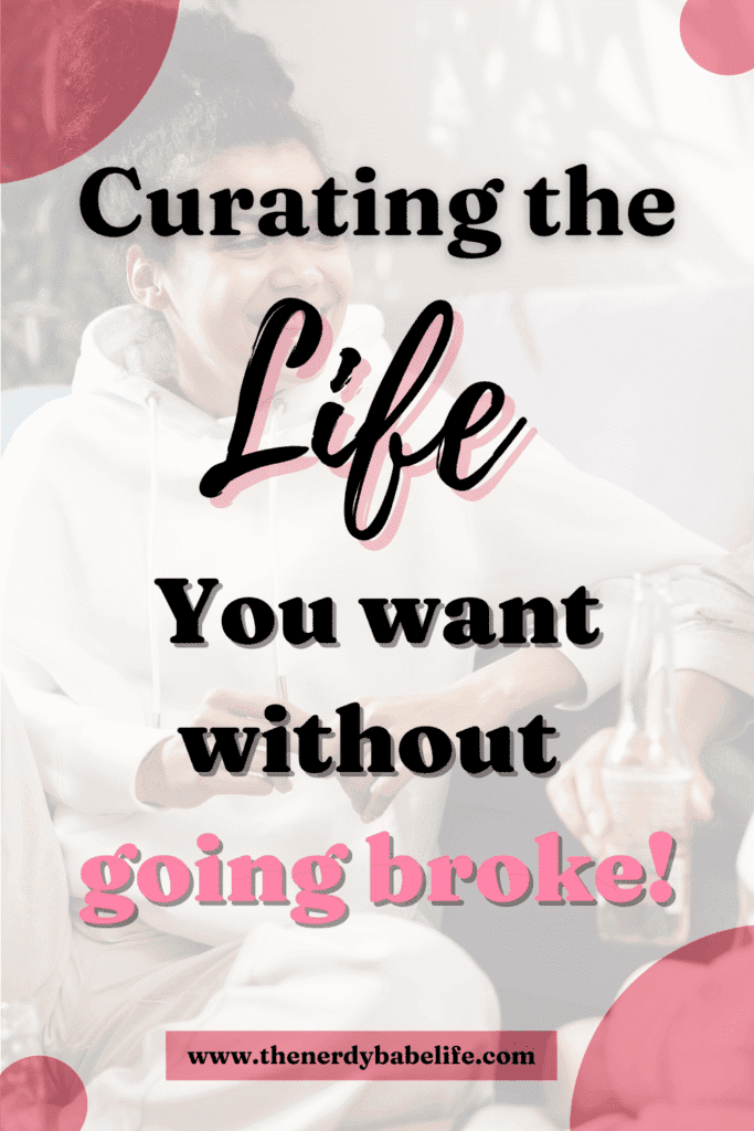 Pinterest Pin promoting mindful consumerism