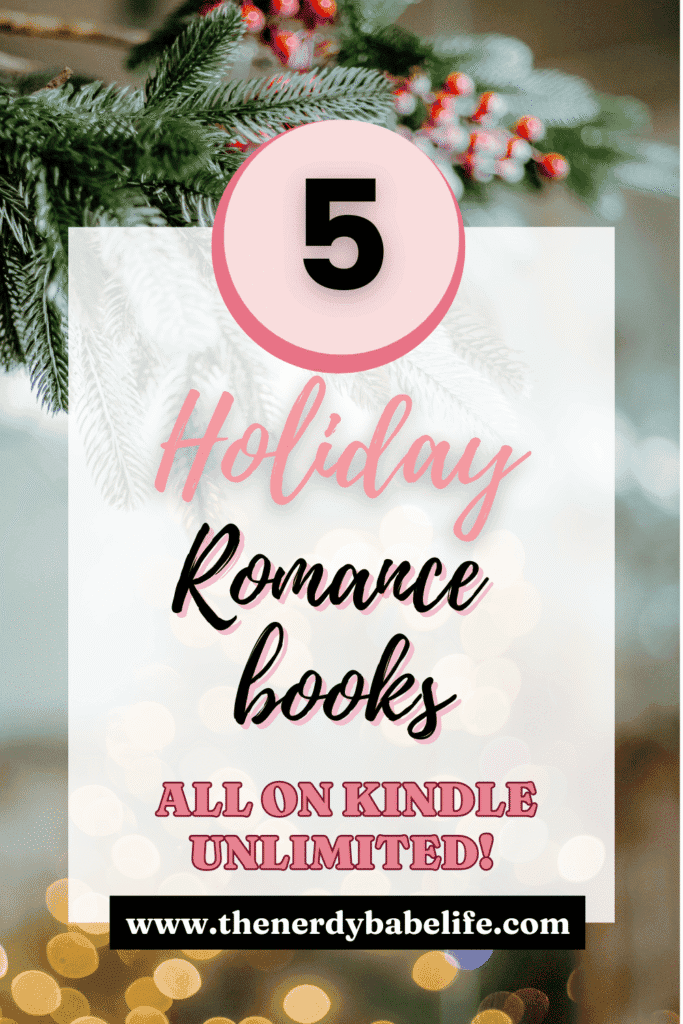 Pinterest Pin about holiday romance books